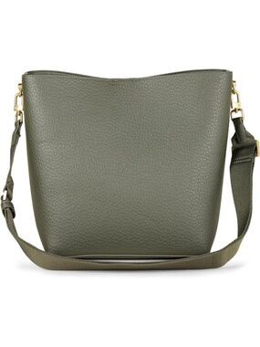 Womens Soft Bucket Bag Tote Faux Leather Crossbody Shoulder Minimalist Purse